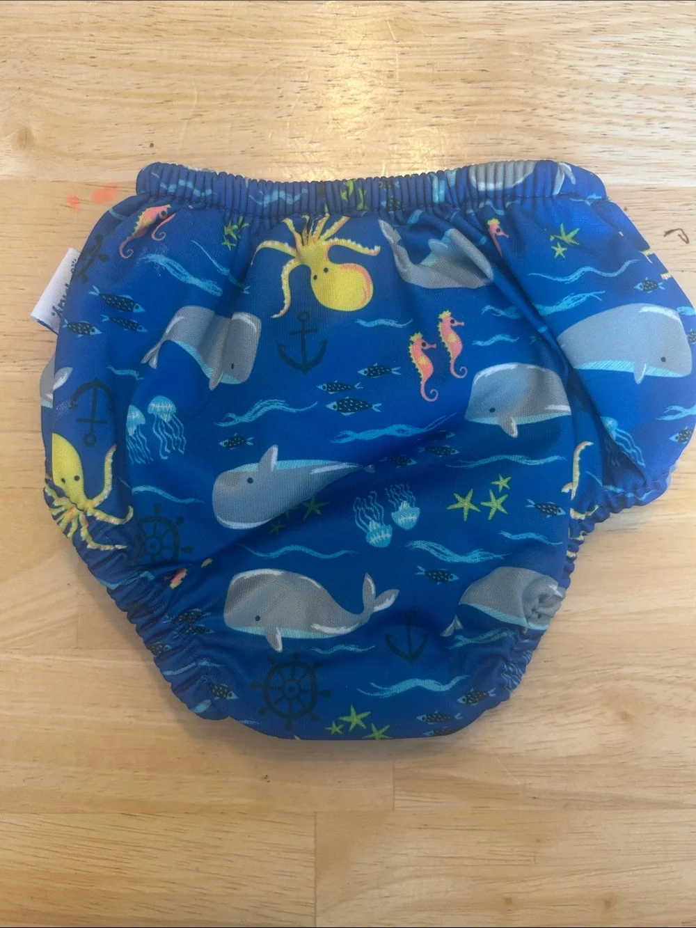 Reusable Kids Swim Diapers – 2-Pack | Great Condition | Whale Prints